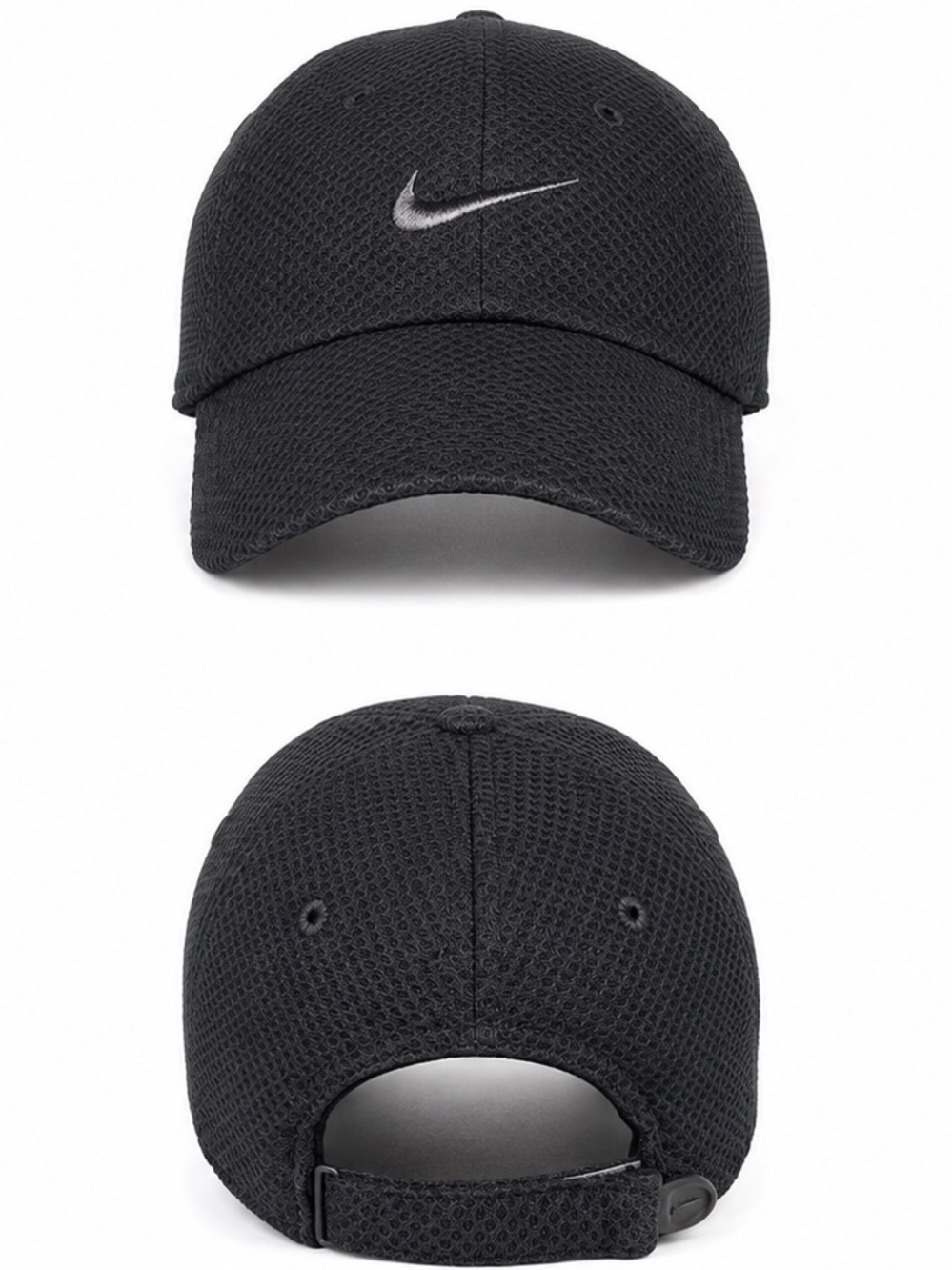 Nike Black Heritage86 Dri-FIT Cap with White Swoosh Label